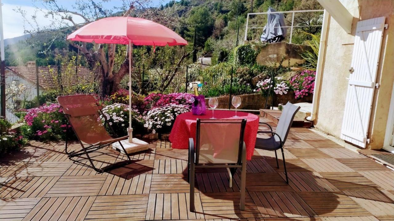 Studio Le Romantique A 20 Kms De Nice Bendéjun المظهر الخارجي الصورة