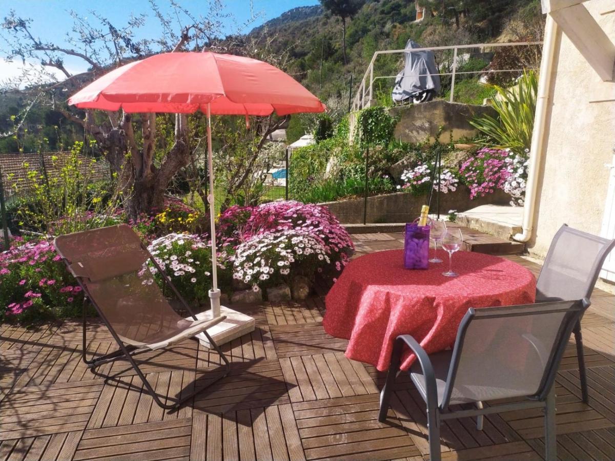 Studio Le Romantique A 20 Kms De Nice Bendéjun المظهر الخارجي الصورة